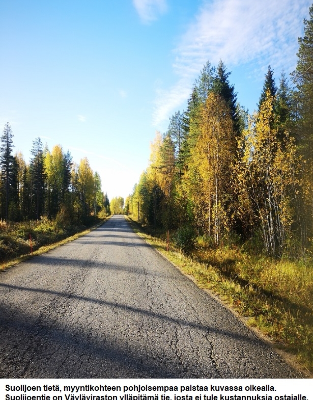 Myydään n. 11964 m3 / n. 89,60 ha kovakasvuinen metsäsijoituskohde Tervolasta tien vierestä. Kasvatusmetsiä n. 9699 m3. Mahdollisuus n. 2900 m3 hakkuisiin! Tarjoukset viimeistään ti 27.10.2026 sähköpostiin tuomo.liikanen@suomenmetsatilakauppa.fi              Lisätiedot 050-4334720, Tuomo Liikanen